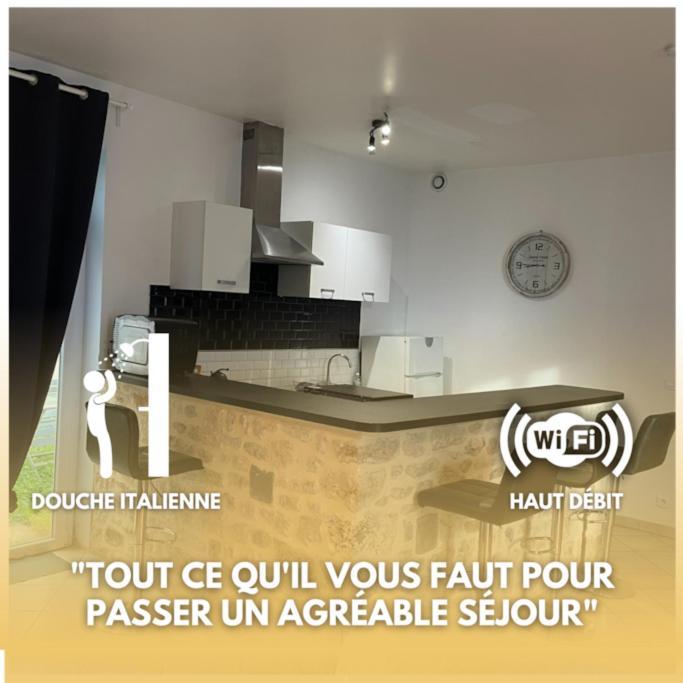 Grand T2 Sur Cour Apartment Aufferville ภายนอก รูปภาพ