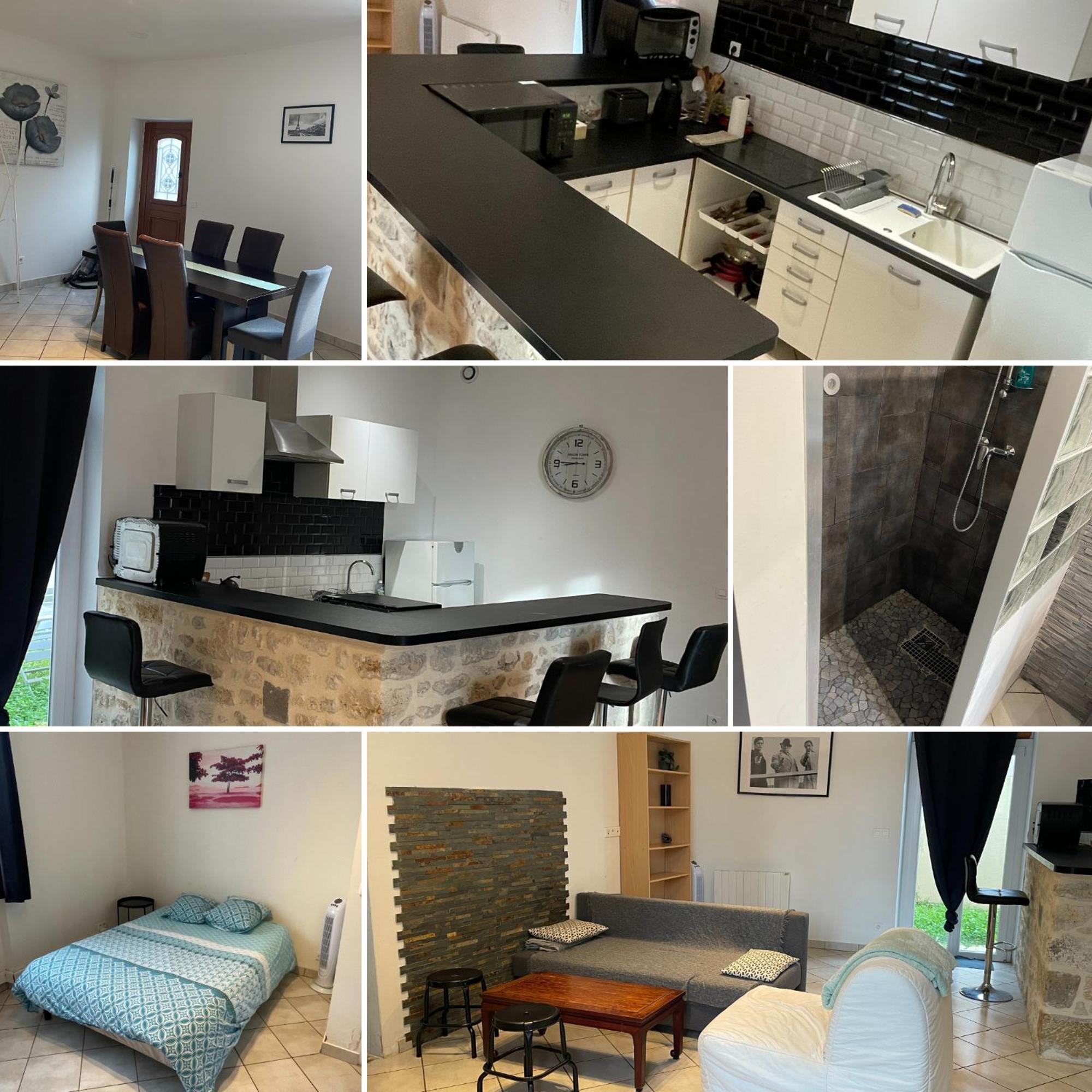 Grand T2 Sur Cour Apartment Aufferville ภายนอก รูปภาพ